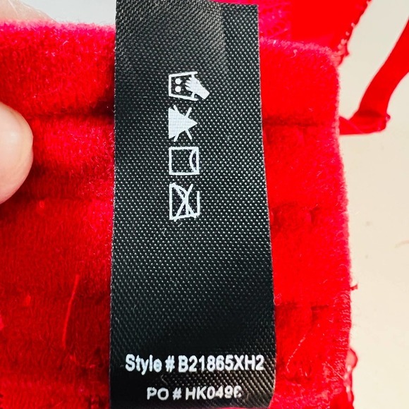 RENE Rofe Lightly Padded Lace Underwire Bra Red Size 38DD - Picture 6 of 7